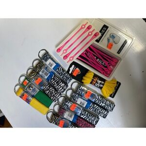 Lot of Laces Penguin Brands and Hickies Elastic No Tie Shoelaces